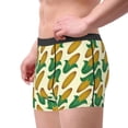 thumbnail image 2 of Fuzoiu Corn Print Men's Ultra Breathable Underwear,No Riding Up Boxer Briefs with ComfortFlexible Waistband-Large, 2 of 5