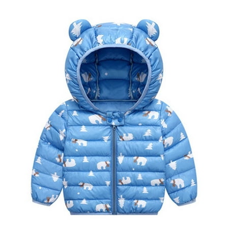 

QISIWOLE Fashion Kids Coat Boys Girls Thick Coat Padded Winter Jacket Clothes Down Jacket Deals !