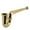 Brass, variant on Kingston Brass CC6242 1-1/4" (or 1-1/2") x 1-1/2" P-Trap with Box Flange, 19" Length, 18 Gauge, Polished Brass