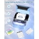 thumbnail image 4 of Impresora de etiquetas Phomemo M250, impresora térmica de códigos de barras y direcciones de 3", impresora portátil para negocios, hogar y logotipos, compatible con teléfonos y PC, con 100 etiquetas,, 4 of 5