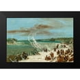 thumbnail image 2 of Catlin, George 18x13 Black Modern Framed Museum Art Print Titled - Portage Around the Falls of Niagara at Table Rock, 2 of 5
