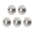 thumbnail image 2 of Guide Shaft Coupler, Wear Resistant 5 PCS Flange Coupling Connector Silver  For Mechanical Transmission, 2 of 8