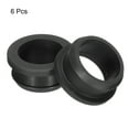 thumbnail image 3 of Uxcell 6Pcs Snap Rubber Grommet Plug Mount Dia 28mm ID 23mm Seal Anti-Scratch Electrical Box Cable Pipe Black, 3 of 6