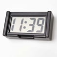 thumbnail image 4 of Huanke-2 Pcs Mini Digital Clock Car Dashboard Bracket for Air Vent (Black 2), 4 of 11