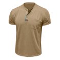 thumbnail image 5 of Mens Tops Dressy Casual Short Sleeve Loose Summer Blouses for Men Plus Size Short Sleeve Shirts for Men Pack Mens White Tank Top With Built In Bra Tee Shirts Mens Graphic, 5 of 6