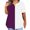 B90 Purple Womens Tops Dressy Casual Clearance Under $5, variant on Cagogo Womens Summer Spring Tops Tshirt Under $5 Plus Size Short Sleeve V Neck Blouses Color Block Cute Blouses Clothes Mothers Day Gifts for Mom