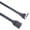 2m-USB down, variant on USB 2.0 Male to Female Right Angled Cable USB2.0 Extension Cord 480M Fast Charging Data Transfer for Laptop Keyboards