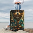 thumbnail image 7 of Gukieu Creekside Meditating Puppy Print Suitcase Protective Cover, Elastic Zipper Buckle Suitcase Protective Cover, Suitable for Travel, Business Trip-Small, 7 of 7
