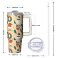 thumbnail image 2 of Christmas Day 30oz Holiday Tumbler with Handle, Festive Winter Coffee Cup, Insulated Stainless Steel Mug with Straw, Gifts for Women Men, 2 of 5