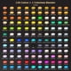 thumbnail image 4 of Marcadores de alcohol Caliart de 121 colores con pincel y punta fina de doble punta, 4 of 7