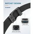 thumbnail image 3 of FAIRWIN Ratchet Belts for Men Nylon Web Golf Work Belt with Automatic Buckle, Black, 3 of 8