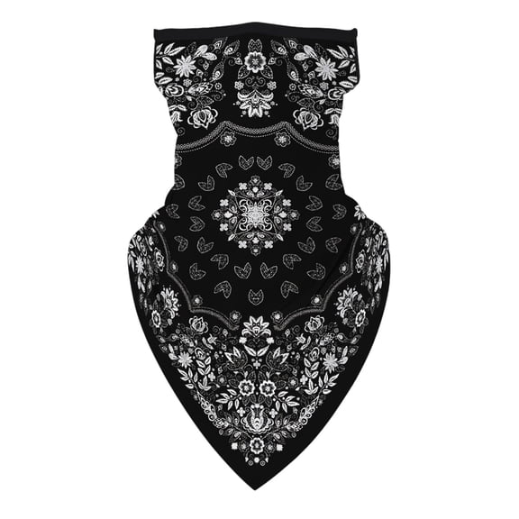 Shadoumai Neck Gaiter Face Mask Bandanas for Men Women UV Face Scarf Cover Ear Loop Hole Facemask for Fishing Running Cycling