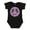 AB-Black, variant on Purple Peace Girls Baby Bodysuit