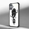 thumbnail image 7 of Case for iPhone 16 Case, Graphic Design Case for Girl Boy Soft Silicone Hard Acrylic Shock Protection Designed Case for iPhone 16 Tiger Feather Ink Bottle Pattern, 7 of 7