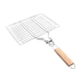 thumbnail image 2 of NWOKYZGH Stainless Steel Fish Grill Basket for Outdoor BBQ, Heavy Duty Lockable Grilling Rack for Fish Vegetables Steak Veggies Shrimp Meat, Portable Campfire Cooking Mesh Grate Tool, 2 of 6