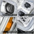 thumbnail image 3 of DNA Motoring for 18-20 F150 Switchback LED Sequential Projector Chrome Headlights, 3 of 11