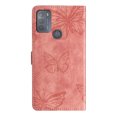 thumbnail image 2 of Compatible with Motorola Moto G50 4G Embossed Butterfly Case with Wallet and Kickstand Cover, 2 of 5