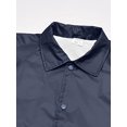 thumbnail image 2 of Augusta Sportswear Mens Nylon Coachs Jacket/Lined, 3XL, Navy, 2 of 2