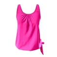 thumbnail image 4 of New Swimwear Split Women's Printing Square Corner Tankini Swimwear Top for Beach, 4 of 5