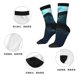 thumbnail image 5 of Fotbe Undersea Shark Calcetas Largas con Estampado para Hombre y Mujer – Calcetas de Compresión Transpirables y Elásticas, Viajar y Uso Diario Talla 5-11, 5 of 6
