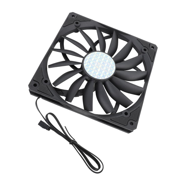 Ultra,Thin 140mm 4,Pin PWM Fan, 1100RPM, Low Noise , Long,Life MFDB Bearing
