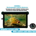 thumbnail image 3 of Deep See 7 Pro 7 Inch Underwater Fishing Camera, 2MP HD Fish Finder with 170° Wide Angle, Night Vision, 30M Cable, IP68 Waterproof, EVA Case for Ice/Boat/Shore Fishing, Green, 3 of 8