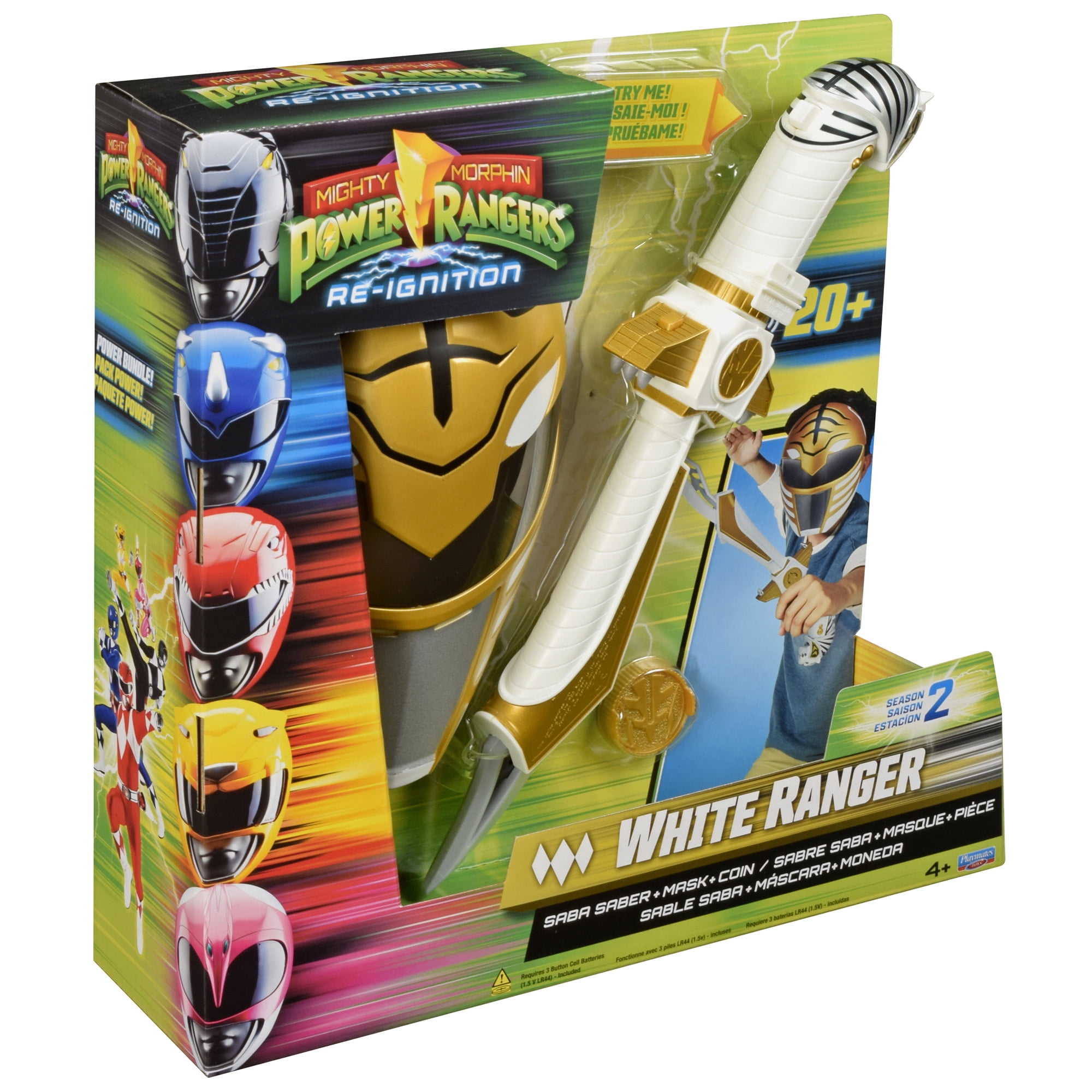 Mighty Morphin Power Rangers: Re-Ignition - White Ranger Role Play Bundle by Playmates Toys