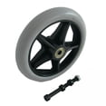 thumbnail image 1 of Rueda Delantera de Silla de Ruedas de PVC de 6 "para Trabajo , Suave para Suministros de, 1 of 8