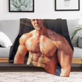 thumbnail image 6 of Cool Alan Ritchson Blanket Ultra Soft Flannel Fleece Blanket Stylish Bedroom Living Room Sofa Warm Blanket All Season Use 40""*50"" （100 * 130cm）, 6 of 6