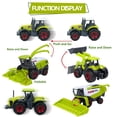 thumbnail image 2 of Tractor agrícola de juguete fundido a presión, paquete de 5, con cosechadora combinada para niños de 3 años o más, 2 of 6