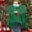 Green, variant on Ovbmpzd Crew Neck Sweatshirt for Women Long Sleeve Fall Letter Printed Christmas Shirts Ruffled Sleeve Green Loose Fitting Winter Tops,M