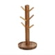 thumbnail image 1 of Soporte para Tazas de Madera, Soporte para Tazas de Café y Té con 6 , Almacenamiento de Cocina con Base Estable, 1 of 5