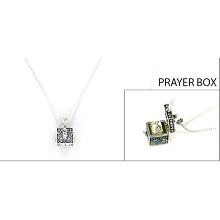 Sisters Prayer Capsule Locket Necklace Christian Urn Heirloom Present Gift