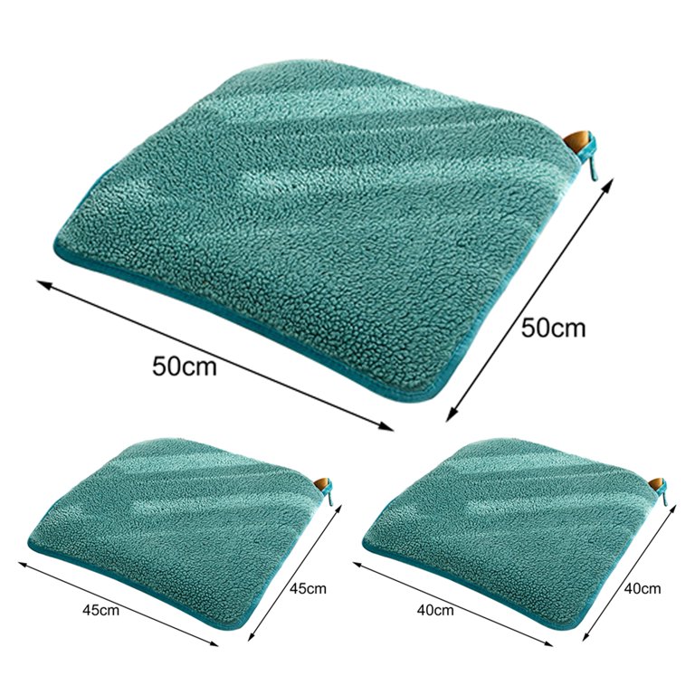 Hesroicy Chair Seat Cushion 15.7 Nonslip Soft Thick Square Plush