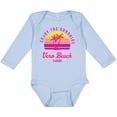 thumbnail image 3 of Inktastic Summer Enjoy the Sunshine Vero Beach Florida in Pink Boys or Girls Long Sleeve Baby Bodysuit, 3 of 5