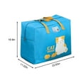 thumbnail image 3 of Grand Sac de Rangement, Sac Mobile, Tissu 600d, Design Multi-Compartiments, pour Chambres, Dortoirs, Couvertures, Organisation de la Lessive, Gain de Place, Utilisation Polyvalente, Prêt pour les Voyages, Robuste, Ihhxbz, 3 of 9
