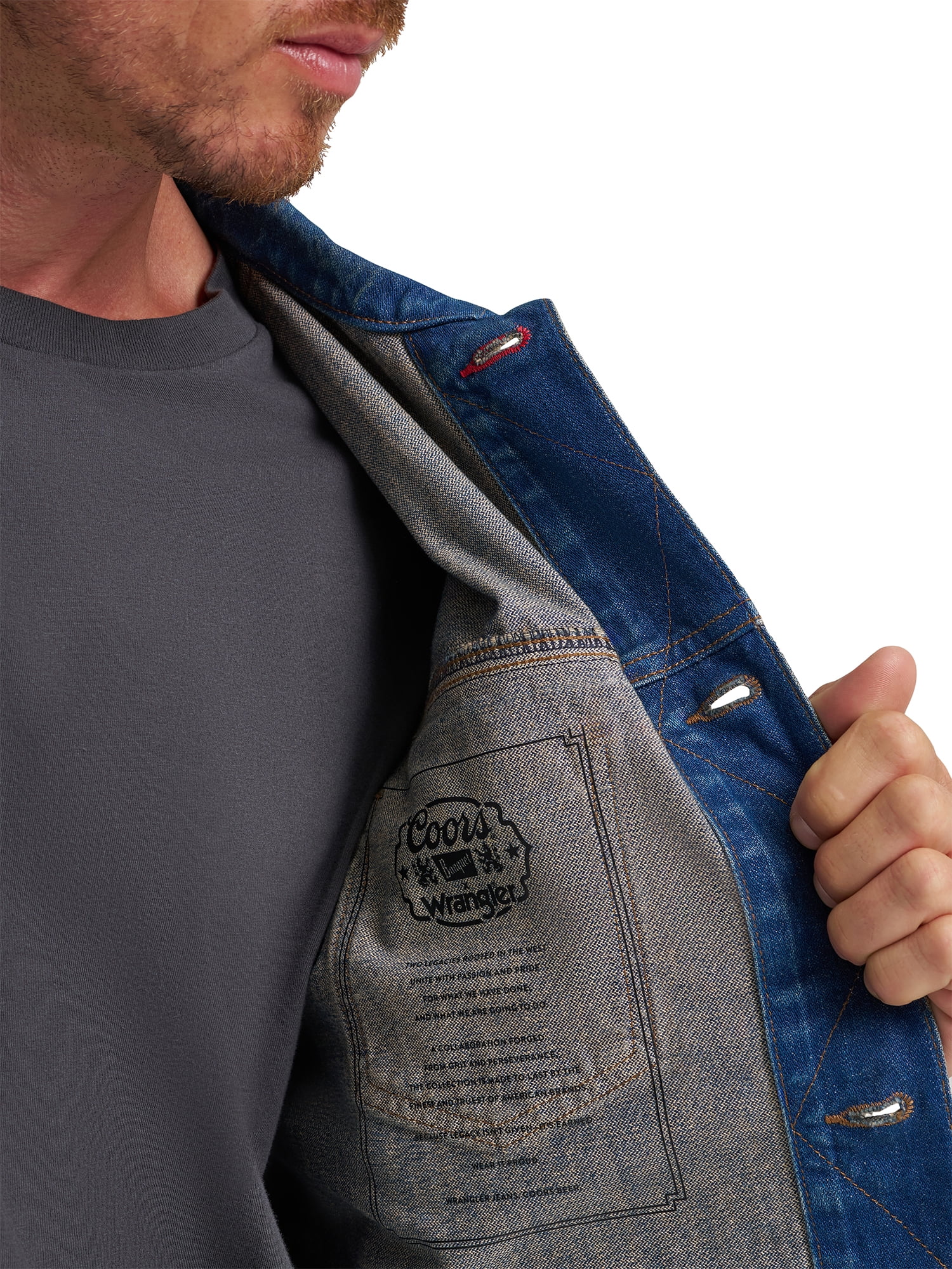 Wrangler® x Coors® Denim Western Jacket, Sizes XS-2XL
