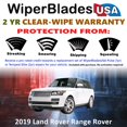 thumbnail image 2 of 2019 Land Rover Range Rover Beam Wiper Blades Wipers w/2yr Warranty (Set of 2) (WiperBladesUSA), 2 of 5