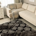 thumbnail image 2 of Linon Jewel Ybor Machine Made Polypropylene 8'x10'4" Rug in Brown, 2 of 5