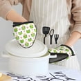 thumbnail image 2 of cute frogs crowns funny Oven Mitts Heat Resistant - Soft Lining Silicone Mini Oven Mitts with HangingLoop, Kitchen Oven Gloves Heat Resistant 500℉ for Cooking Baking Microwave, 2 of 7