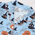 thumbnail image 4 of WOYY Girls Matching Halloween Pajamas Short Sleeve Button Down Sleepwear Set, Sizes 3-14, 4 of 7