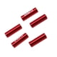 thumbnail image 3 of Paquete de 5 tubos de transmisión de aluminio para bicicleta de montaña (MTB). rojo, 3 of 7
