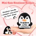 thumbnail image 2 of Figura de juguete CryCarrot Mini hecha a mano con forma de pingüino de ganchillo, 7 cm, 2 of 8