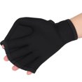 thumbnail image 4 of Guantes Palmeados, Guantes de Natacia de Tela de Nailon, Guantes de Buceo Con Correa para la Muñeca para Nadar y Bucear, 4 of 7