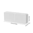 thumbnail image 3 of Bathroom Laundry Soap Box Dormitory Soap Box Wall-Mounted Double-Compartment Drainable Soap Box With Renovate Lid No Drilling Required, 3 of 6