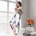 thumbnail image 5 of Rateoe Patriotic Skull Art Pattern Women’s Ultra-Soft Comfy Pajama Lounge Pants Sleepwear,Comfortable Lounge Wear,lightweight Pajamas, Casual Home Wear-XX-Large, 5 of 6