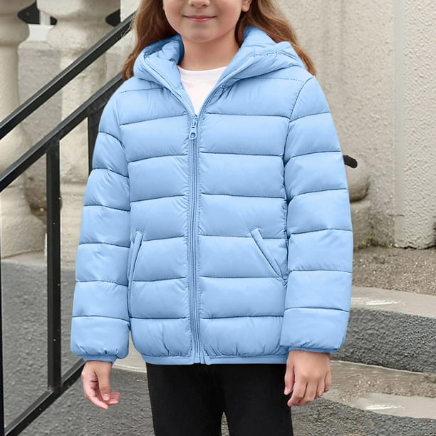 Cowsor Kids Winter Coats with Hooded Light Puffer Coat Warm Padded Jacket for Boys Girls Toddler