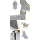 thumbnail image 4 of (1 unidad, M) Impermeable con capucha para perros, chaqueta impermeable ligera para perros, poncho impermeable con cremallera y tira reflectante para perros pequeños, medianos y grandes., 4 of 5