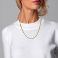 thumbnail image 6 of 14K Solid Yellow Gold 4.7mm Cable Rolo Link Chain Belcher Necklace, 6 of 8
