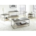 thumbnail image 5 of Bowery Hill Contemporary Nickel/Wood Chairside End Table in Gray, 5 of 5